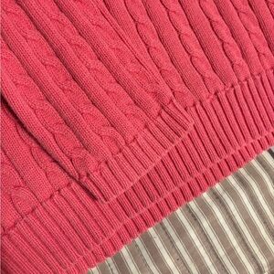 Pink long sleeve sweater